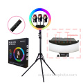 Teléfono Belleza Maquillaje Foto Video Anillo de luz RGB